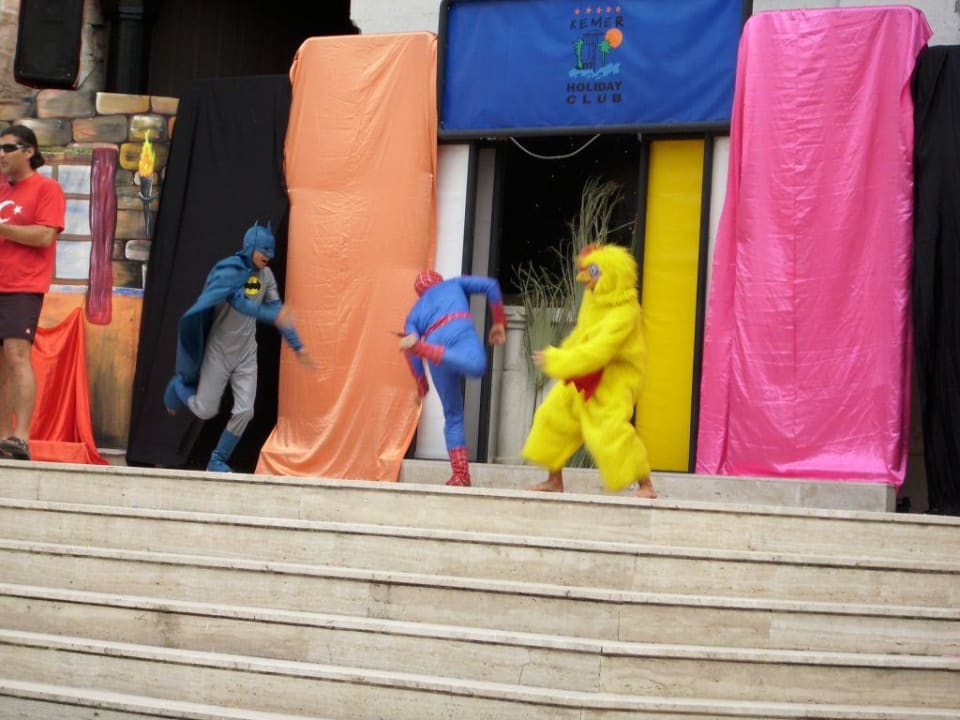 Batman, Spiderman und das Küken Ulusoy Kemer Holiday Club