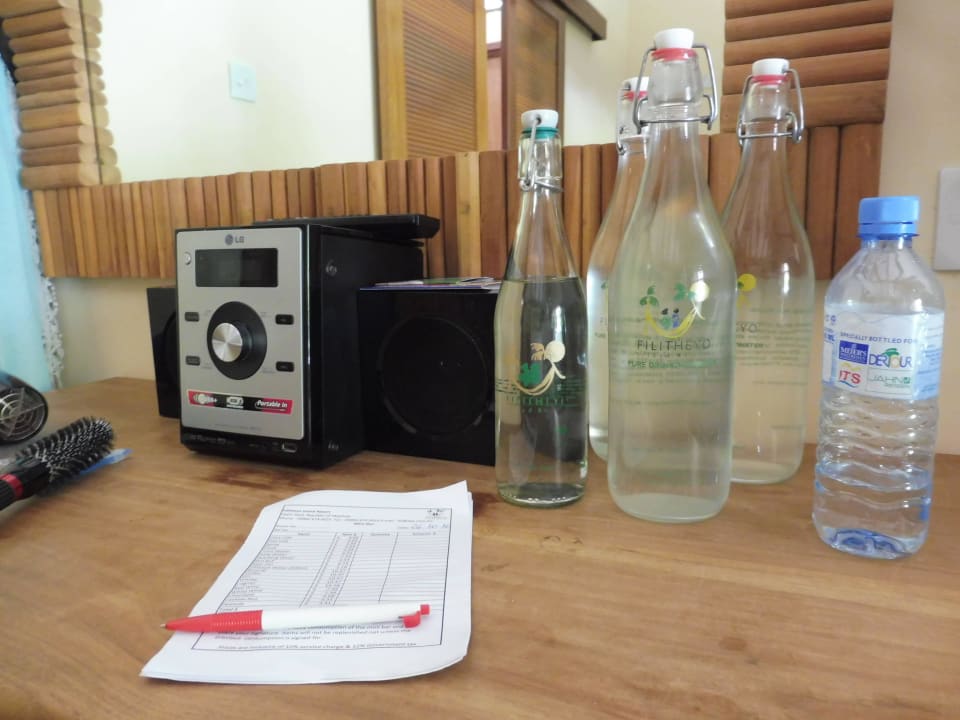 Immer genug Wasser nachgereicht Filitheyo Island Resort