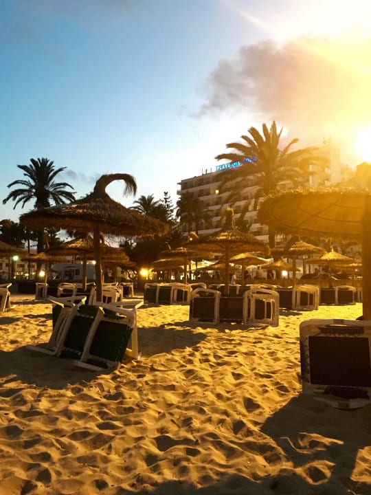 Sicht vom Strand CM Playa del Moro