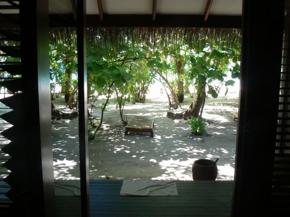 Blick aus dem Zimmer heraus Filitheyo Island Resort