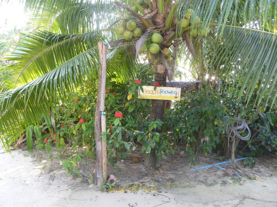 Stranddusche Seaflower Bungalows