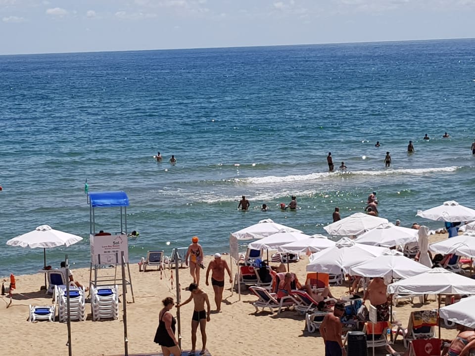 Unser Ausblick vom Zimmer Sol Luna Bay