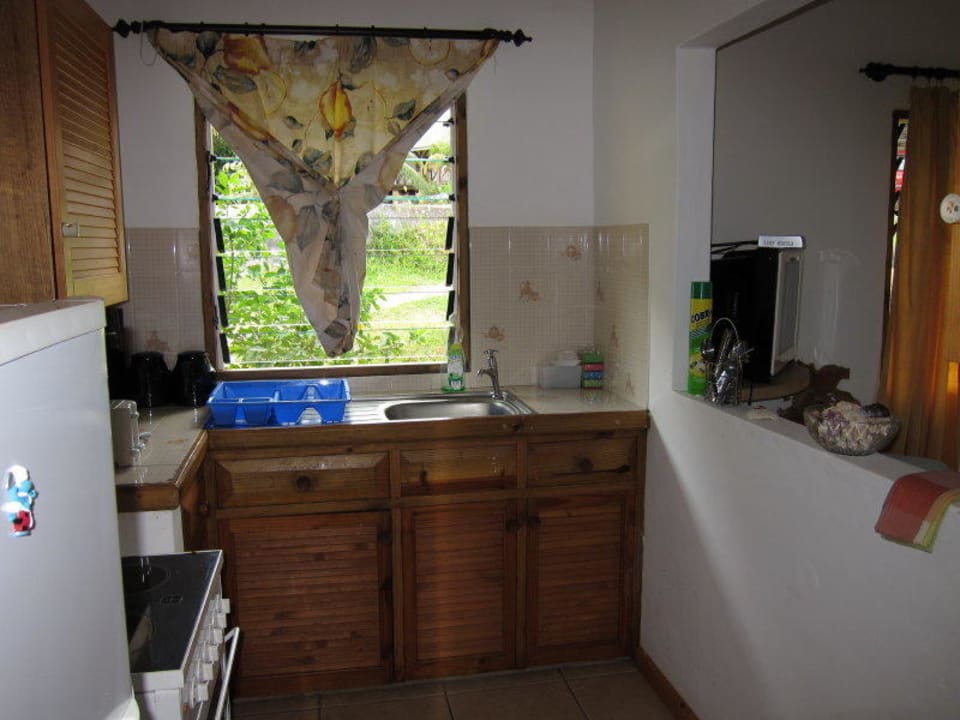 Küche Bungalow Banane Hotel Anse Takamaka View