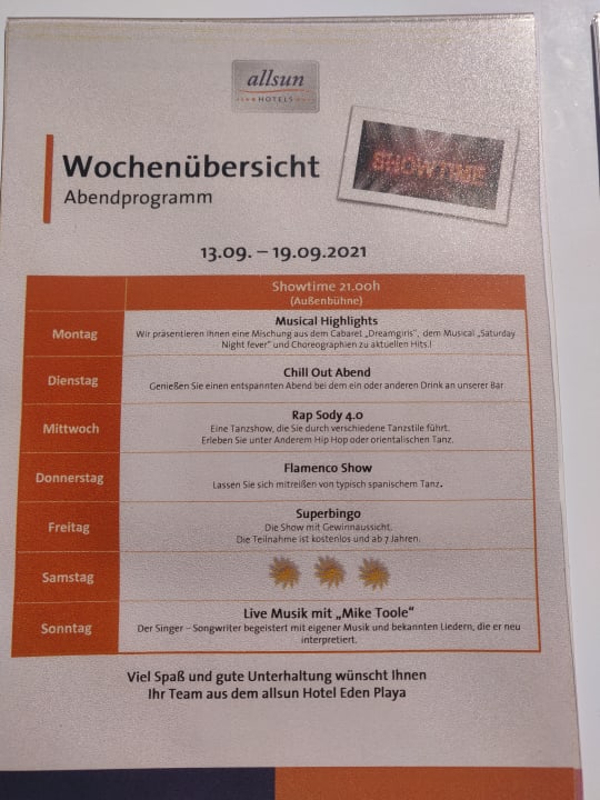 Sport & Freizeit allsun Hotel Eden Playa