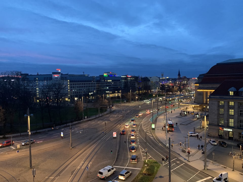 Ausblick Victor's Residenz Hotel Leipzig