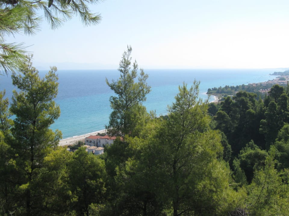 Ausblick vom Pavillon  Hotel Peristeridis