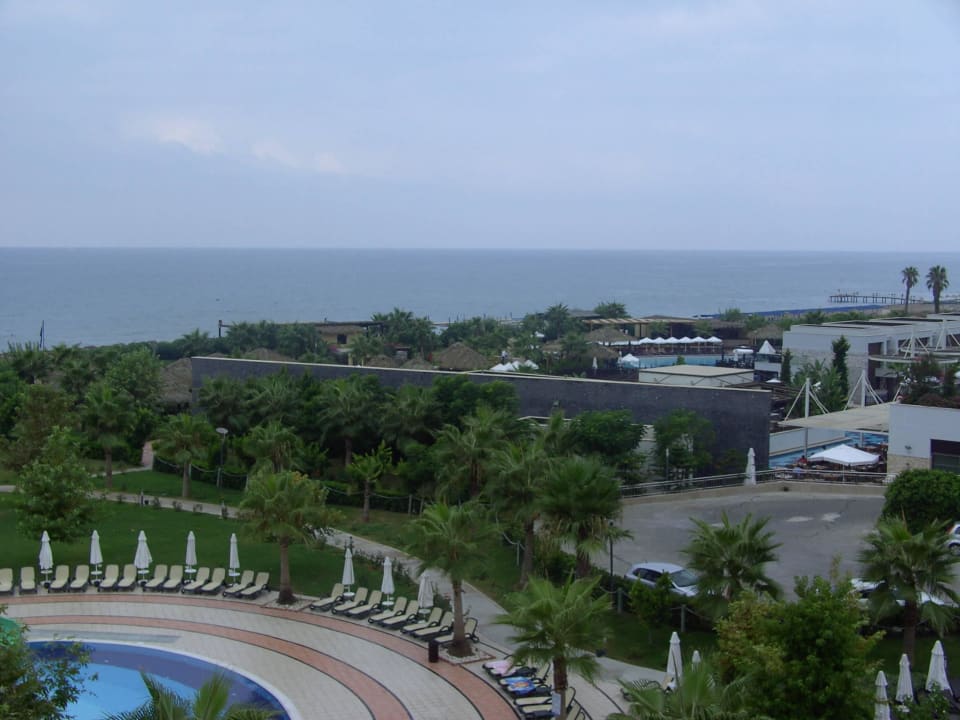 Blick vom Zimmerbalkon, Meerseite Sherwood Dreams Resort