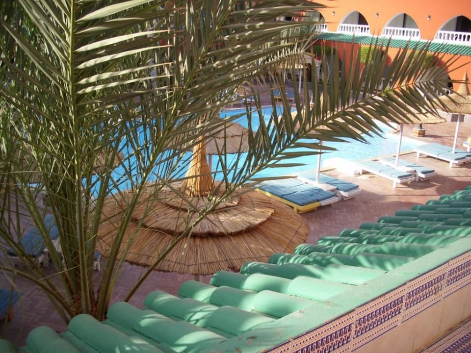 Blick vom Balkon Pickalbatros Alf Leila Wa Leila Resort - Neverland Hurghada