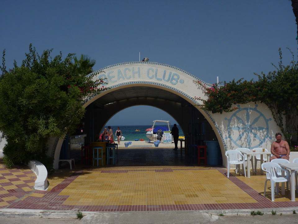 Eingang zum Strand El Mouradi Club Kantaoui