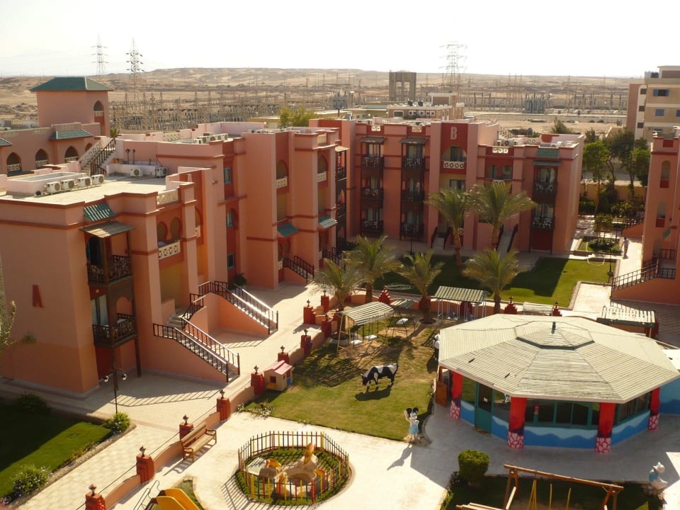 Hotelanlage von oben Pickalbatros Aqua Park Resort - Hurghada