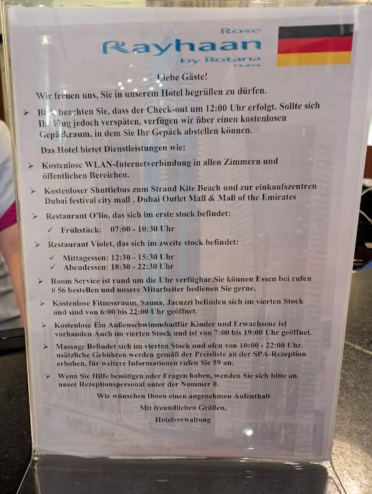 Sonstiges Rose Rayhaan by Rotana