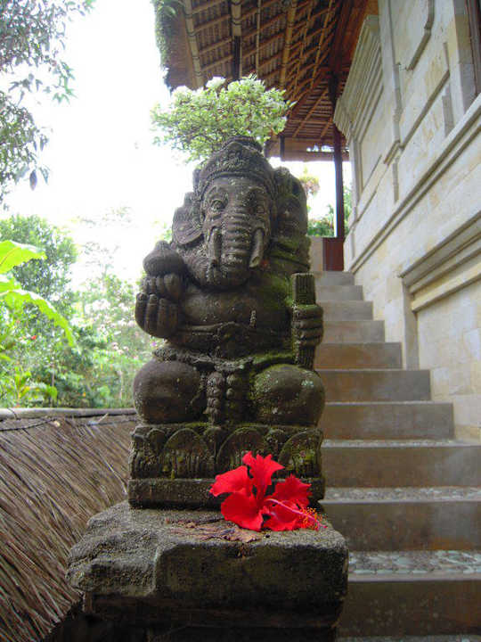 Aufgang zum Zimmer Hotel Alam Jiwa