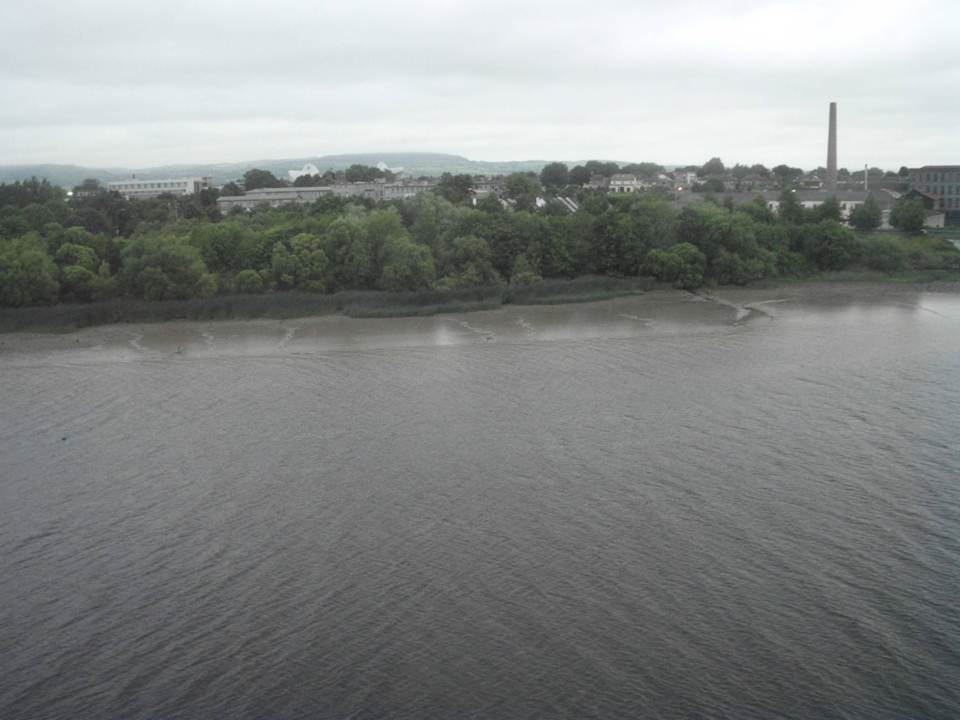 Ausblick aus Zimmer 413 Clayton Hotel Limerick
