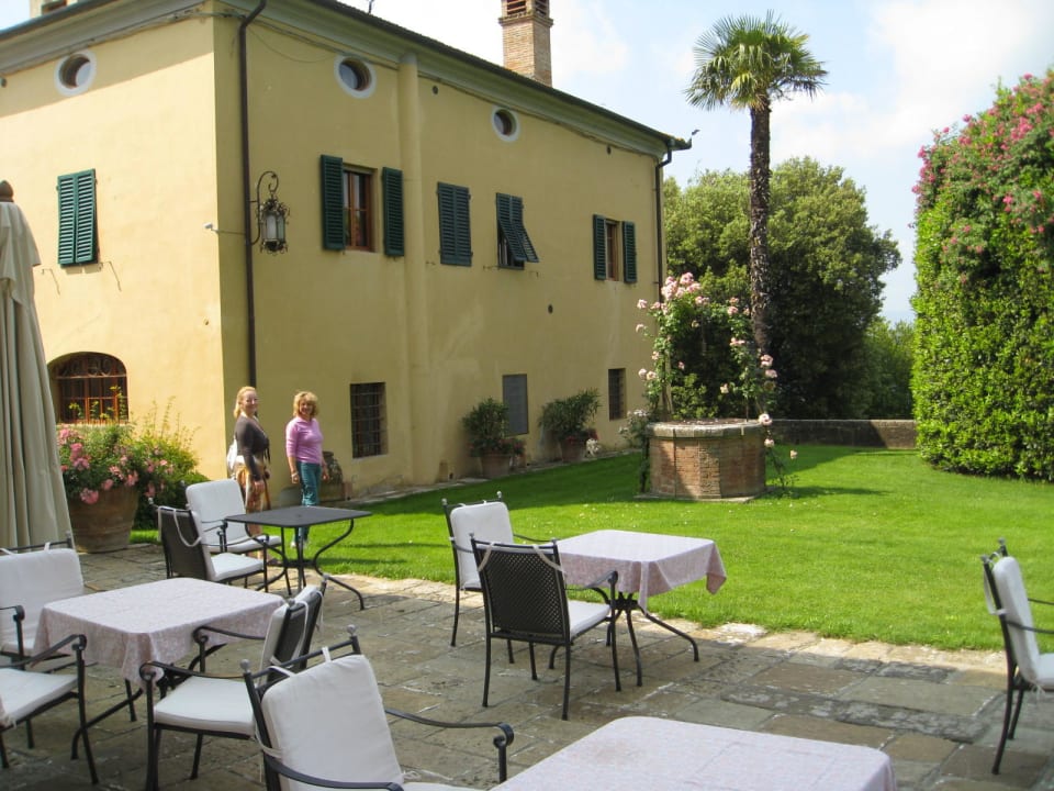 Hier kann man frühstücken und Abendessen Pratello Country Resort