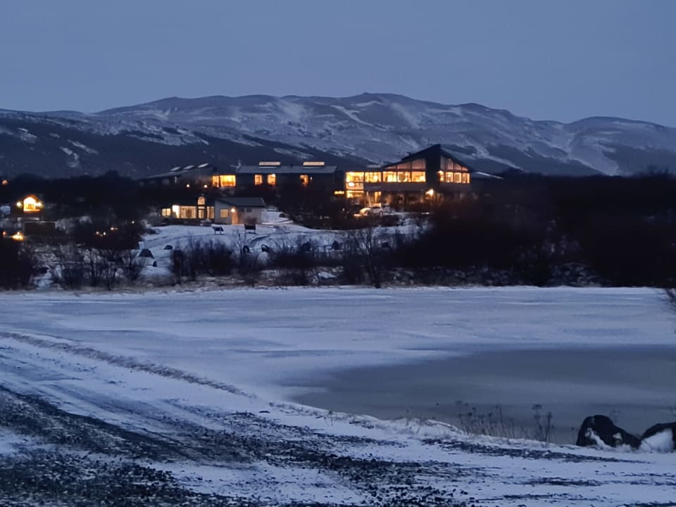 Außenansicht Hotel Husafell