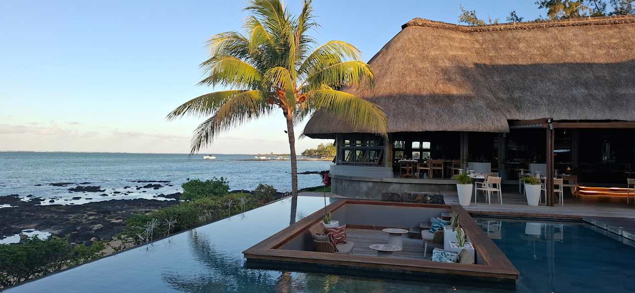 Ausblick Veranda Paul & Virginie Hotel & Spa - Adults only