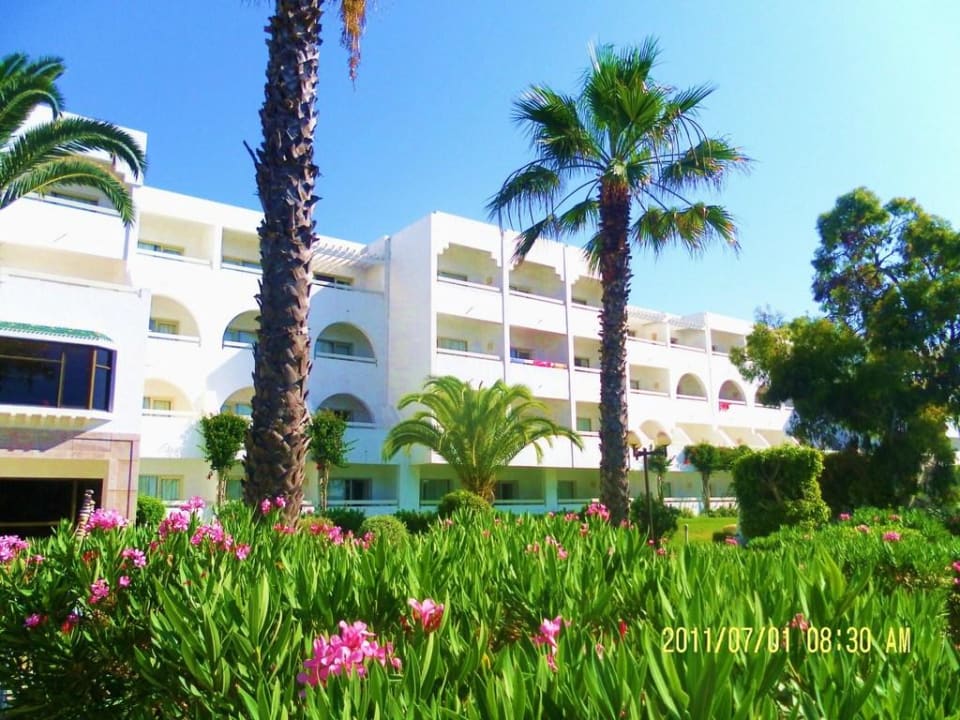Hintere Hotelanlage mit Blick aufs Meer The Orangers Beach Resort and Bungalows