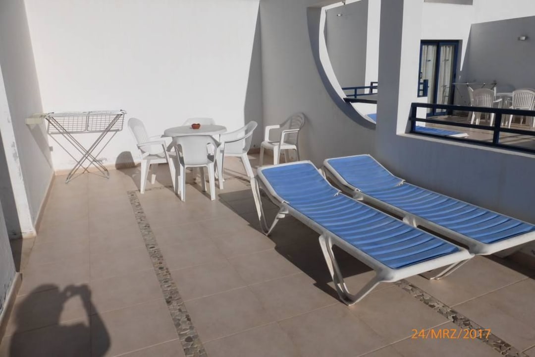 Terrasse ganz oben, viel Platz Aparthotel Costa Mar