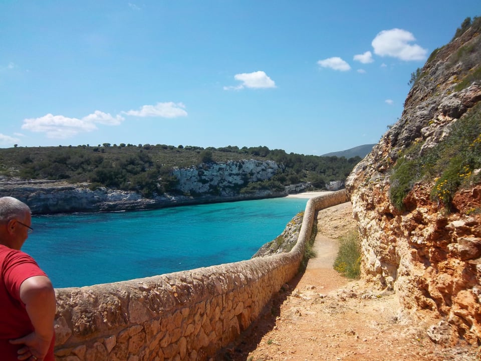 Hier gehts zum Strand, vom Hotel blau punta reina