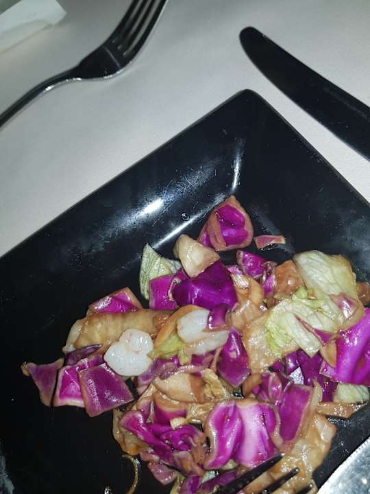 Scampi Salat im White Wlephant Pickalbatros Royal Moderna Resort-Sharm El Sheikh