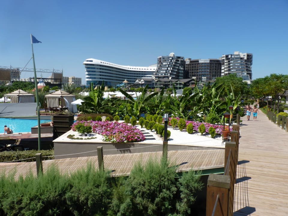 Blick zum Concord Limak Lara Deluxe Hotel & Resort