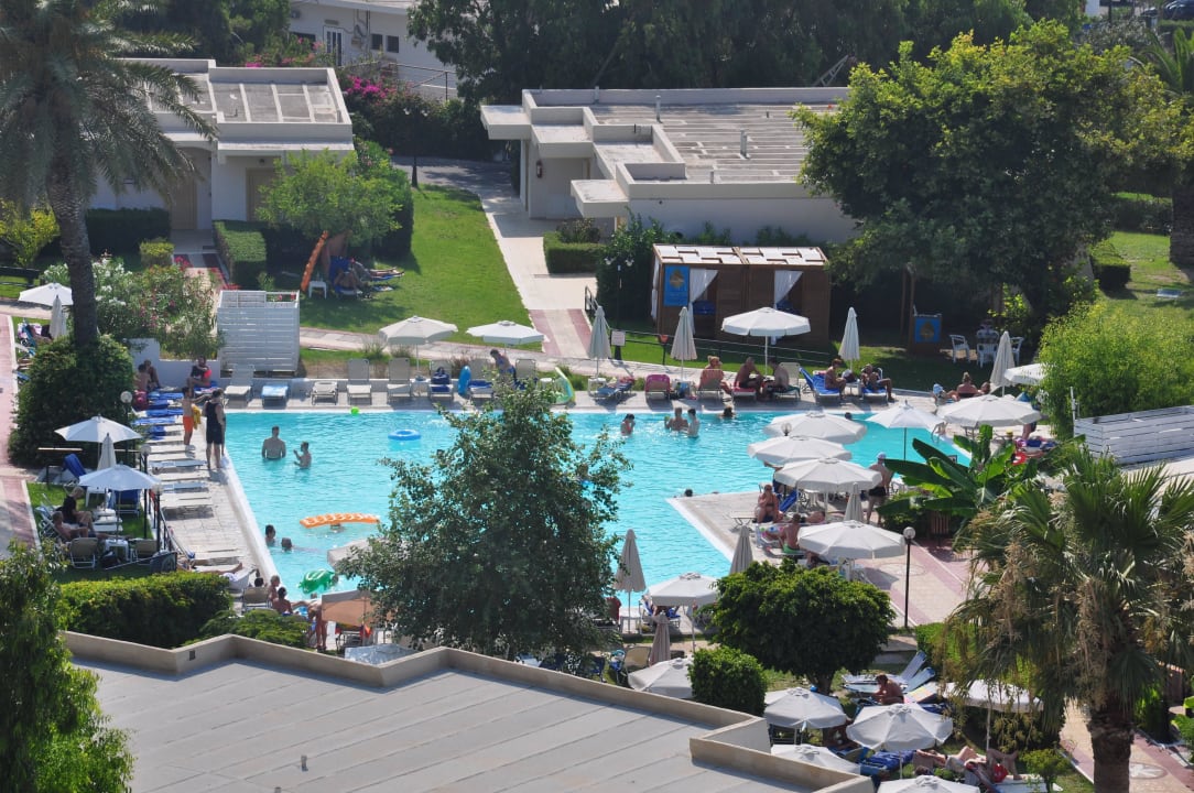 Aussicht vom Balkon. Sol Cosmopolitan Rhodes