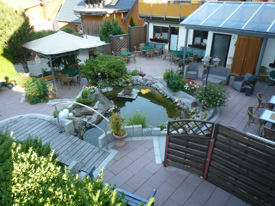 Gartenanlage Hotel Pension Obergfell