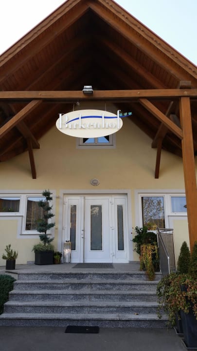 Hoteleingang Hotel Birkenhof