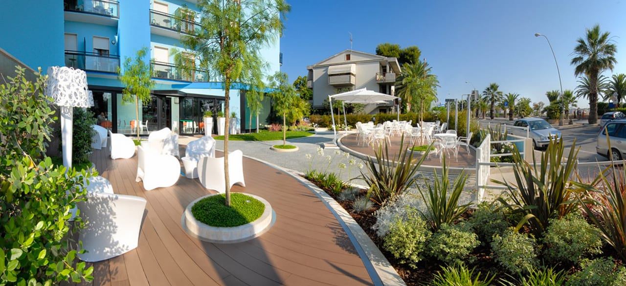 Gartenanlage Hotel Continental