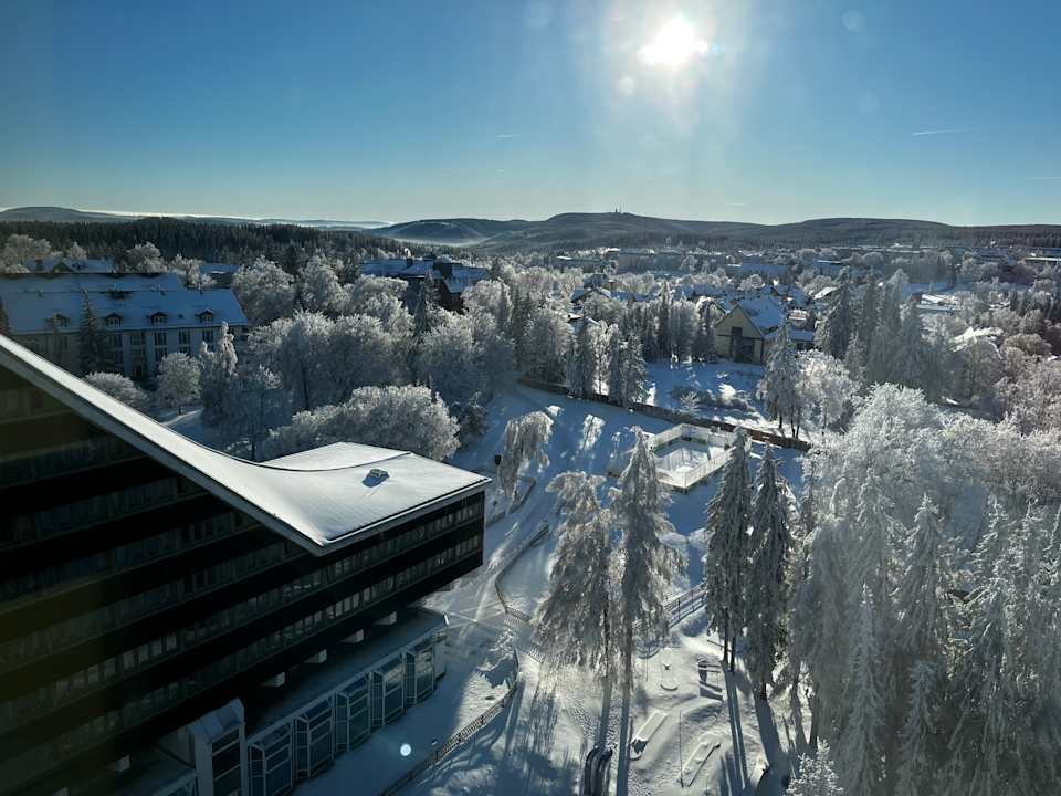 Ausblick AHORN Panorama Hotel Oberhof