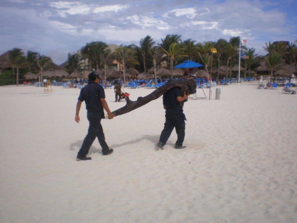 Nach einem Sturm werden am Morgen nicht nur die Al Viva Azteca by Wyndham - All Inclusive Resort