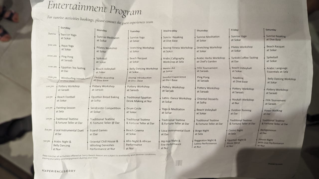 Sport & Freizeit Serry Beach Resort