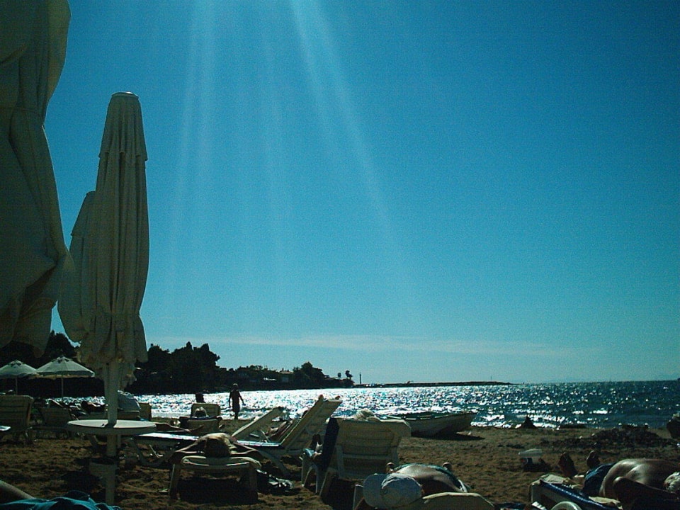 Blick vom Strand Can Garden Beach