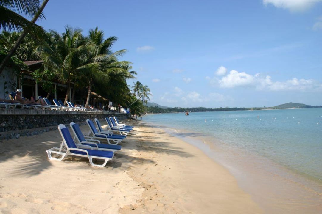 Liegen am Strand Paradise Beach Resort, Samui