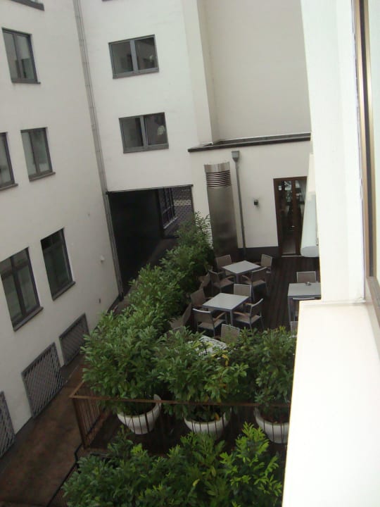 Ausblick Zimmer 101 Hotel NH Frankfurt Messe