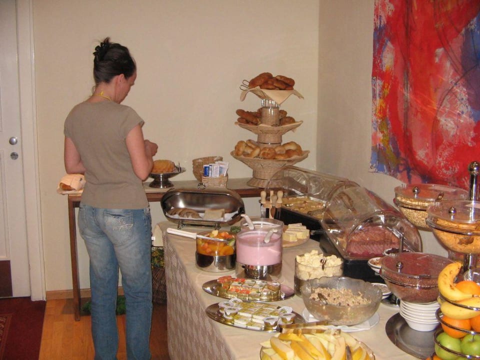 Das Buffet (Frühstück) Hotel Papageno