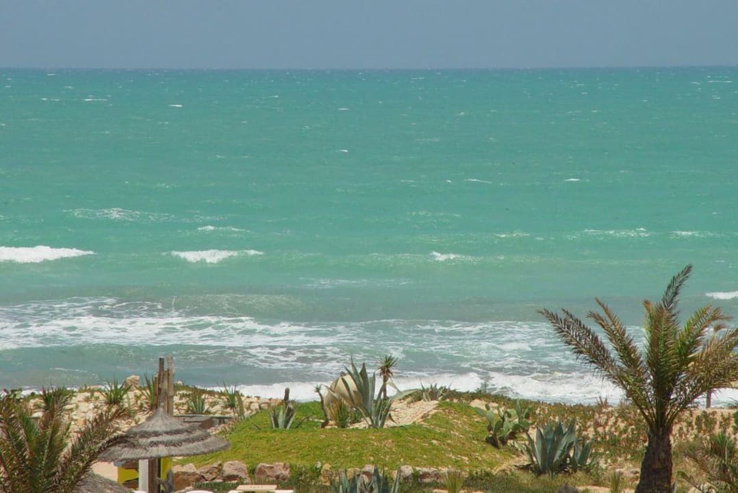 Strand/Meer, Blick aus dem Zimmer Vincci Dar Midoun