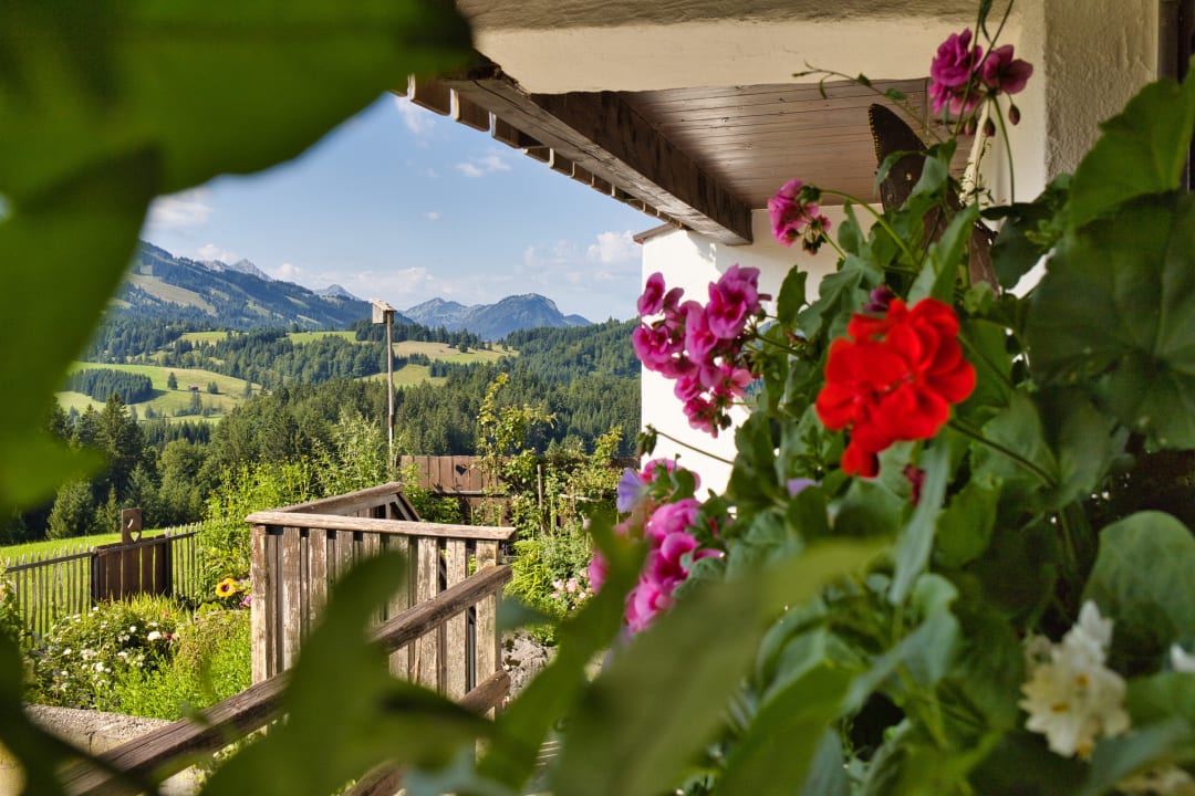 Gartenanlage Bauernhof Haus Edelweiss