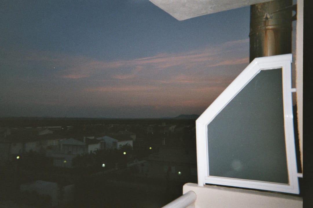 Nachtausblick vom Balkon Las Gaviotas Suites Hotel