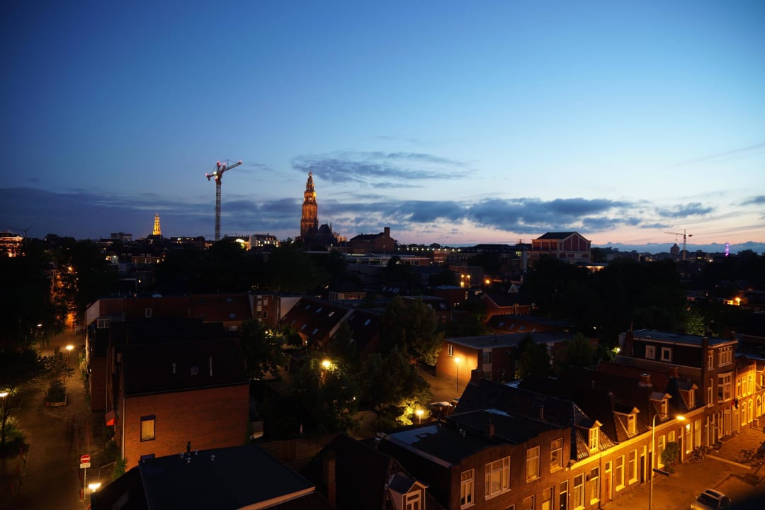 Ausblick nach vorne zur City Hotel NH Groningen