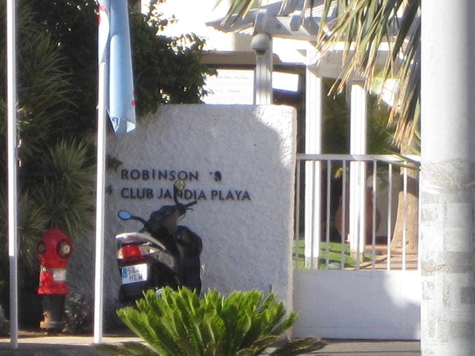 Eingangsschikld ROBINSON JANDIA PLAYA