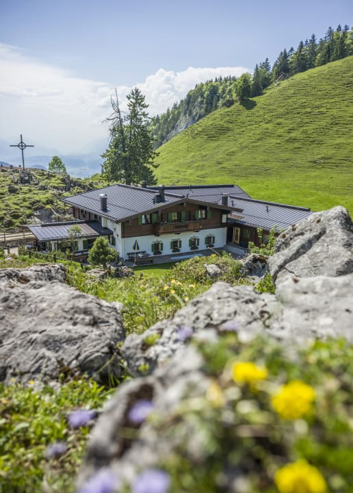 Außenansicht Berggasthaus Ritzau Alm