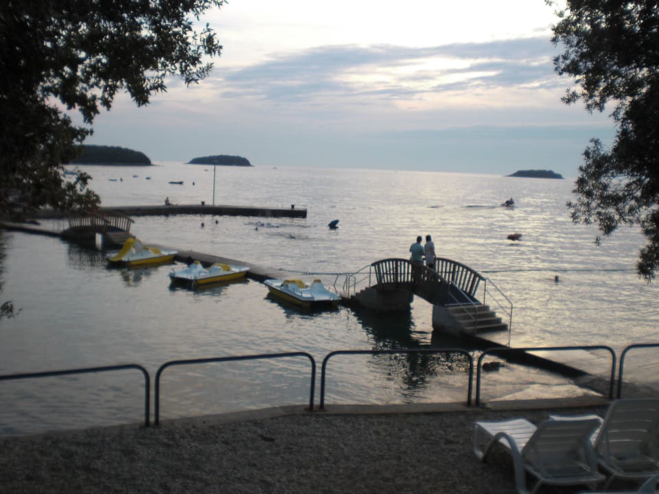 An der Seite war es super für Kinder zum rein gehe Maistra Select Funtana All Inclusive Resort