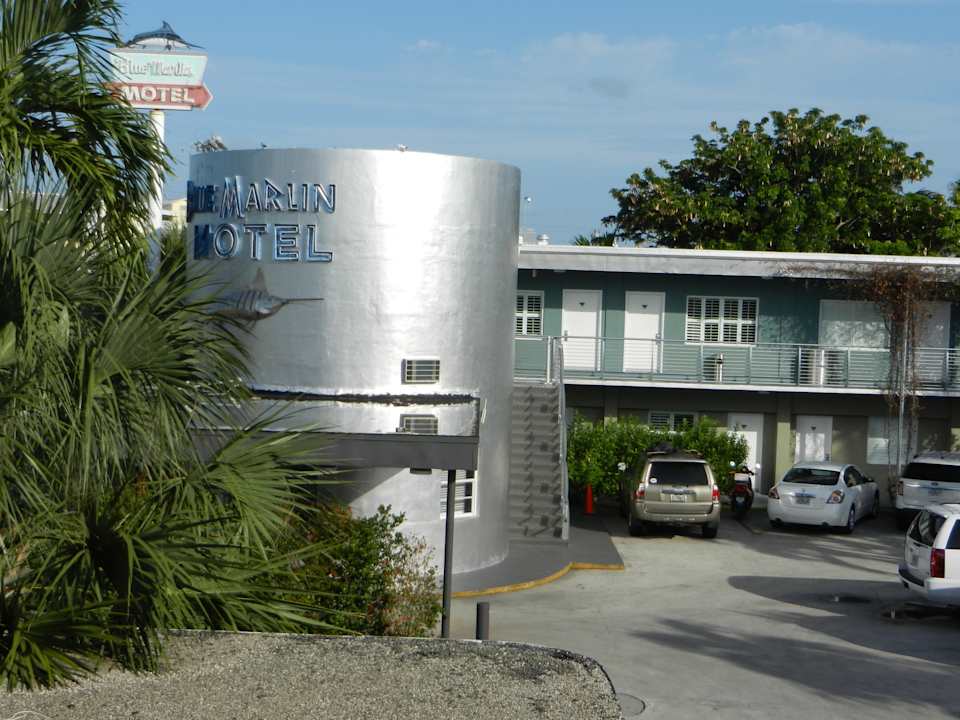 Einfahrtsbereich Blue Marlin Motel Blue Marlin