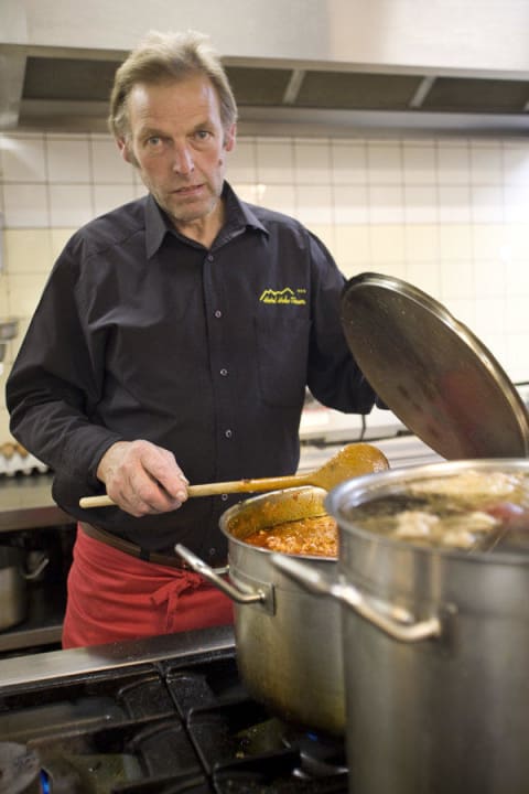 Chef bei der Arbeit Hotel Hohe Tauern