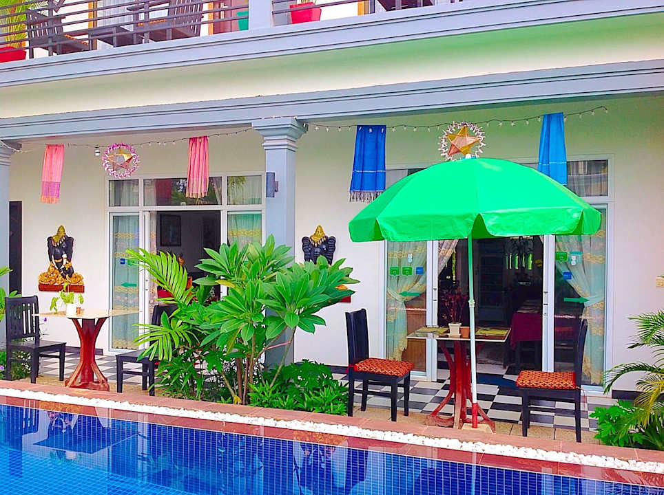 Pool and Garden Asanak D'Angkor Boutique Hotel