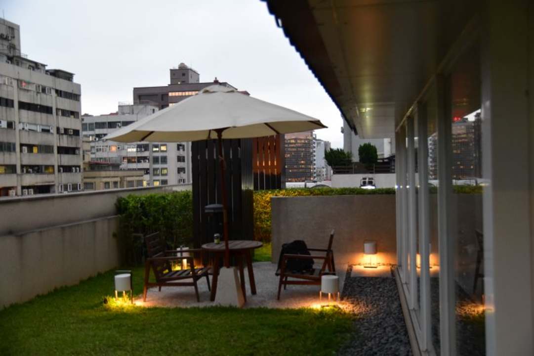 Auf dem Dach / Gym / kleine Terrasse Taipei Fullerton Hotel-Maison North