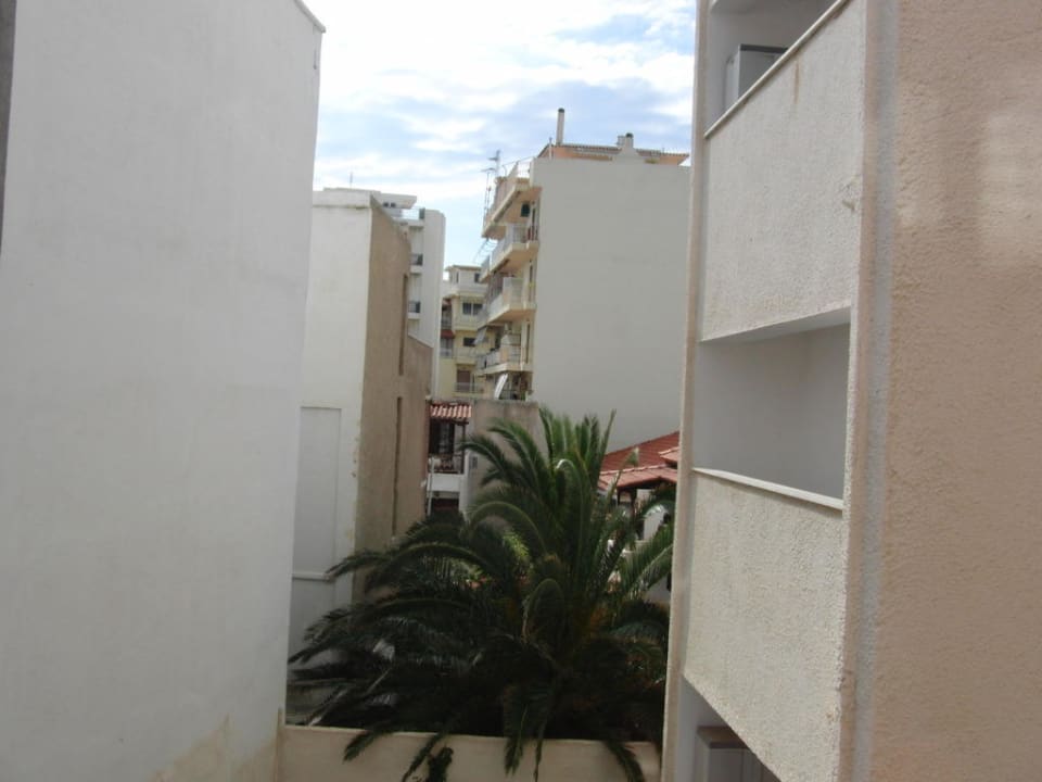 Ausblick vom Balkon Hotel Le Convivial