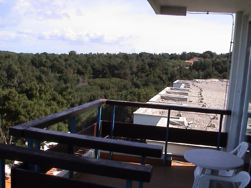 Blick vom Balkon - oberste Etage Hotel Aurora