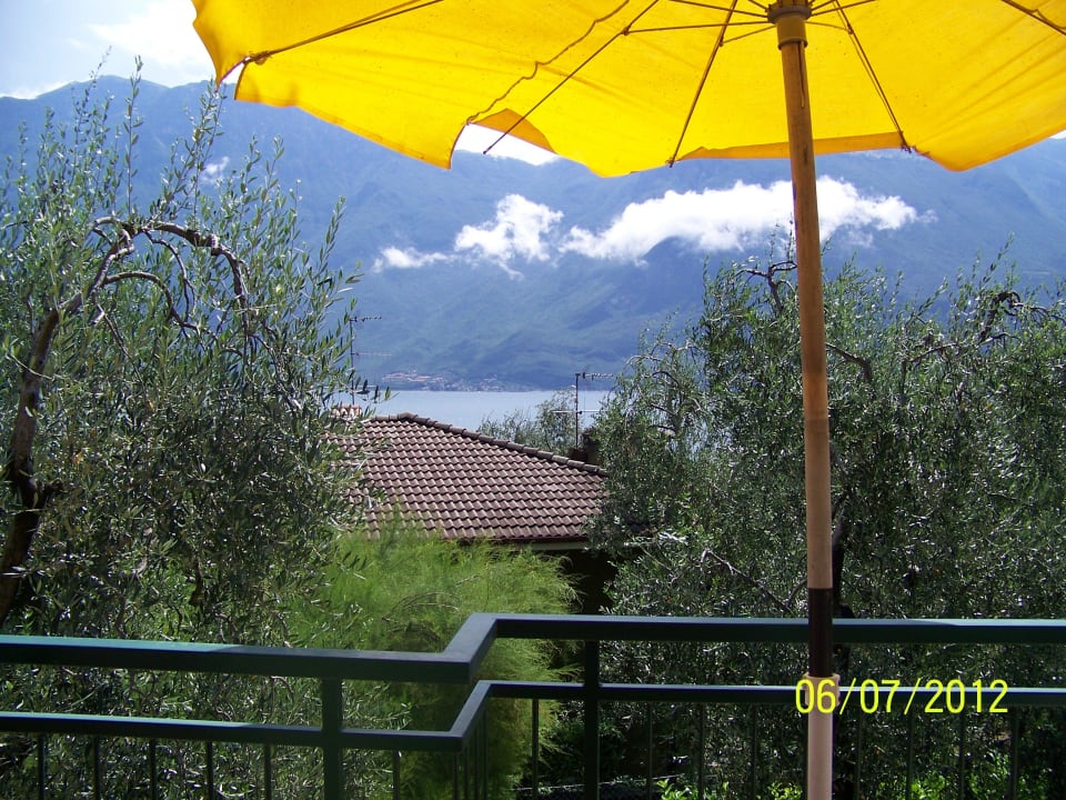 Vom Balkon im Haus oberhalb des Hotels Hotel Ilma